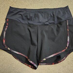 Oiselle Black Running Workout Shorts Size 4 - Pocket & Boy Short attached